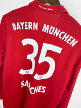 Bayern Munich 2016-17 Sanches Long Sleeve Home Kit NWT (L)
