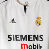 Real Madrid 2003-04 Figo Player Issue Home Kit (L)