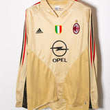 AC Milan 2004-05 Maldini Long Sleeve Third Kit (XL)