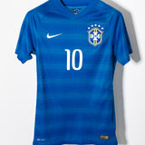 Brazil 2014 Neymar Jr Player Issue Away Kit (S)