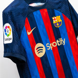 Barcelona 2022-23 Pedri Player Issue Home Kit (M)