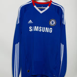 Chelsea 2010-11 Drogba Long Sleeve Home Kit (XL)