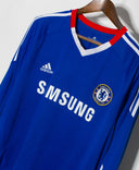 Chelsea 2010-11 Drogba Long Sleeve Home Kit (XL)