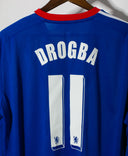 Chelsea 2010-11 Drogba Long Sleeve Home Kit (XL)
