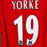 Manchester United 2001-02 Yorke Home Kit (M)