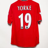 Manchester United 2001-02 Yorke Home Kit (M)