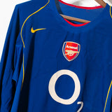 Arsenal 2004-05 Reyes Long Sleeve Away Kit (L)
