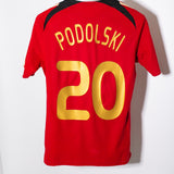 Germany 2008 Podolski Away Kit (S)