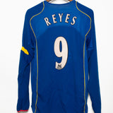 Arsenal 2004-05 Reyes Long Sleeve Away Kit (L)
