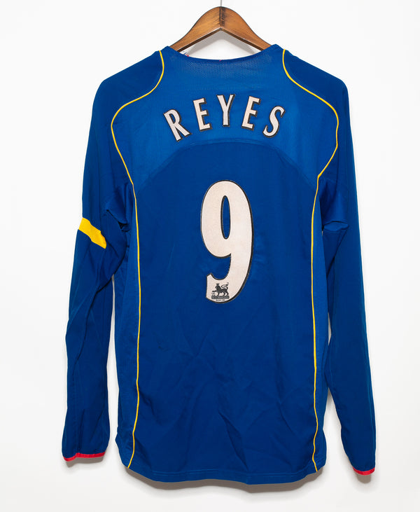 Arsenal 2004-05 Reyes Long Sleeve Away Kit (L)