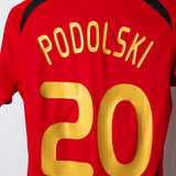 Germany 2008 Podolski Away Kit (S)