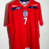 England 2008 Beckham Away Kit (L)