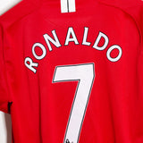Manchester United 2007-08 Ronaldo Home Kit (XL)