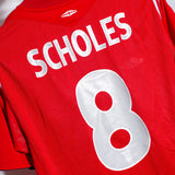 England 2004 Scholes Away Kit (L)