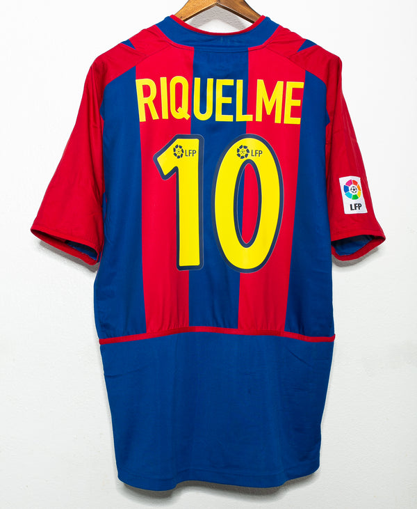 Barcelona 2002-03 Riquelme Home Kit (XL)