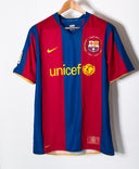 Barcelona 2007-08 Messi Home Kit (L)
