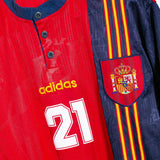 Spain 1996 Luis Enrique Home Kit (XL)