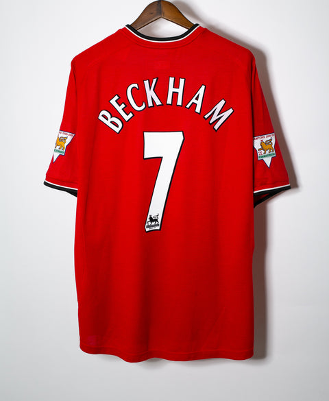 Manchester United 2000-02 Beckham Home Kit (2XL)