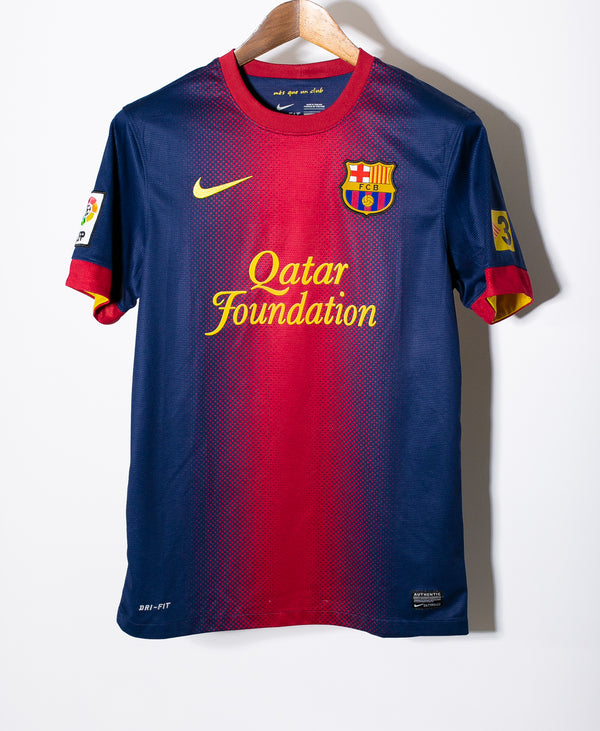 Barcelona 2012-13 Messi Home Kit (S)