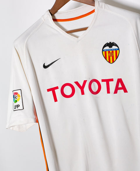 Valencia 2006-07 David Villa Home Kit (XL)