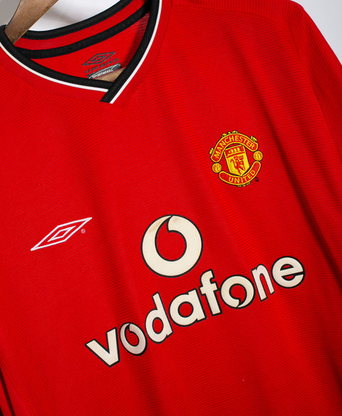 Manchester United 2000-02 Beckham Home Kit (2XL)