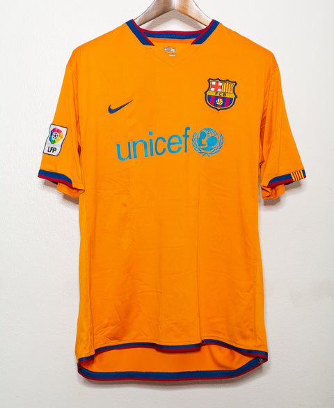 Barcelona 2006-07 Ronaldinho Away Kit (XL)