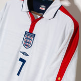 England 2003 Beckham Reversible Home Kit (XL)