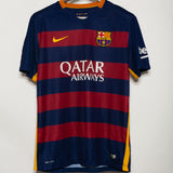 Barcelona 2015-16 Suarez Home Kit (L)