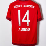 Bayern Munchen 2015-16 Alonso Home Kit (M)