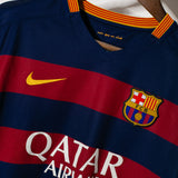 Barcelona 2015-16 Suarez Home Kit (L)