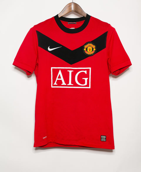 Manchester United 2009-10 Valencia Home Kit (S)