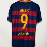 Barcelona 2015-16 Suarez Home Kit (L)