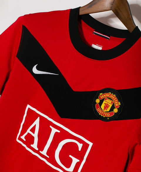 Manchester United 2009-10 Valencia Home Kit (S)