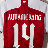 Arsenal 2020-21 Aubameyang Home Kit (L)