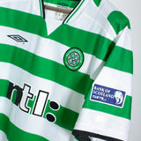 Celtic 2001-02 Larsson Home Kit (XL)