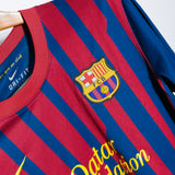 Barcelona 2011-12 Messi Long Sleeve Home Kit (M)