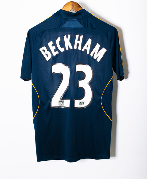 LA Galaxy 2008 Beckham Away Kit (M)