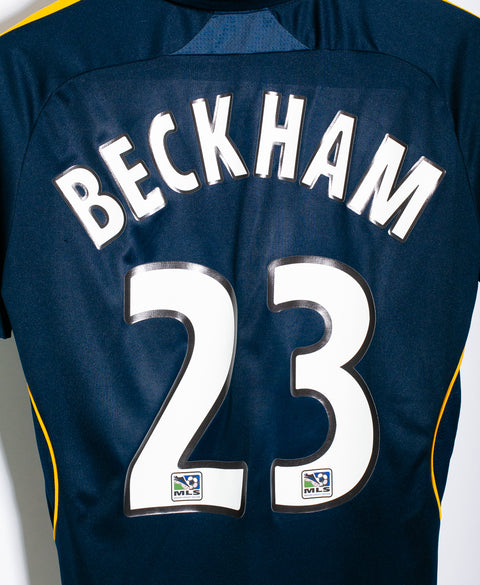 LA Galaxy 2008 Beckham Away Kit (M)