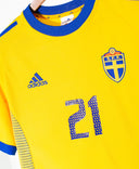 Sweden 2002 Ibrahimovic Home Kit (S)