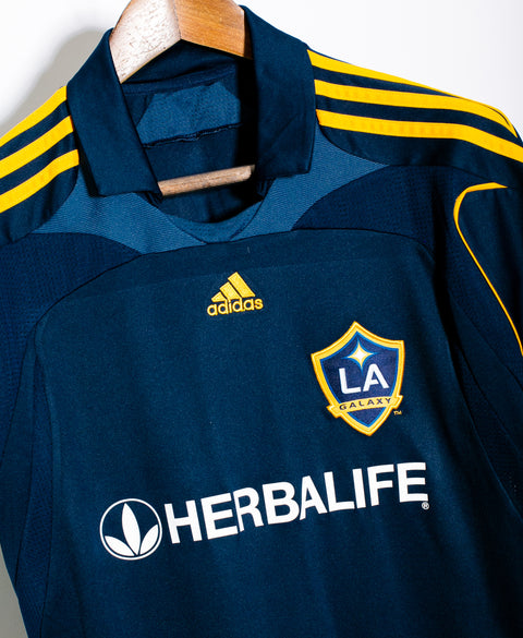 LA Galaxy 2008 Beckham Away Kit (M)