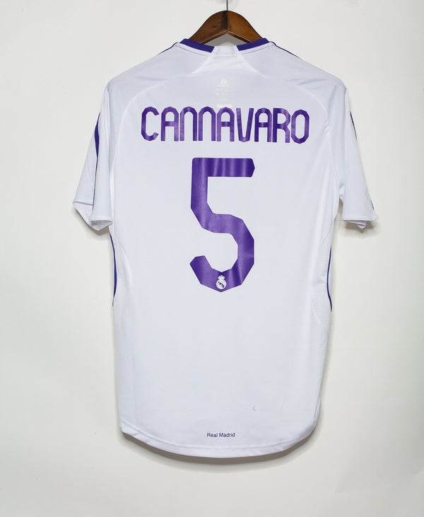Real Madrid 2007-08 Cannavaro Home Kit (S)