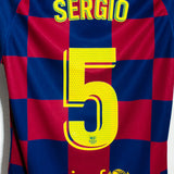 Barcelona 2019-20 Busquets Home Kit (S)