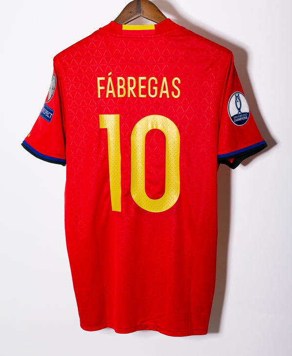 Spain 2016 Fabregas Home Kit NWT (L)