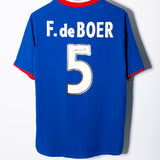 Rangers 2003-04 F De Boer Home Kit (M)