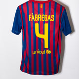Barcelona 2011-12 Fabregas Home Kit (M)