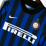 Inter Milan 2011-12 Eto'o Long Sleeve Home Kit (S)