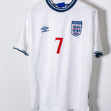 England 2000 Beckham Home Kit (L)