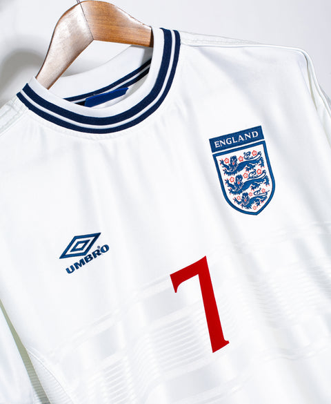 England 2000 Beckham Home Kit (XL)