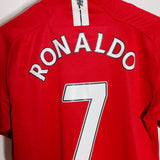 Manchester United 2007-08 Ronaldo Home Kit (XL)
