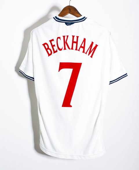 England 2000 Beckham Home Kit (XL)